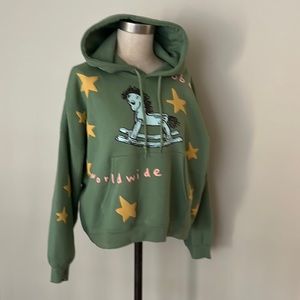 Obey Cropped Hoodie